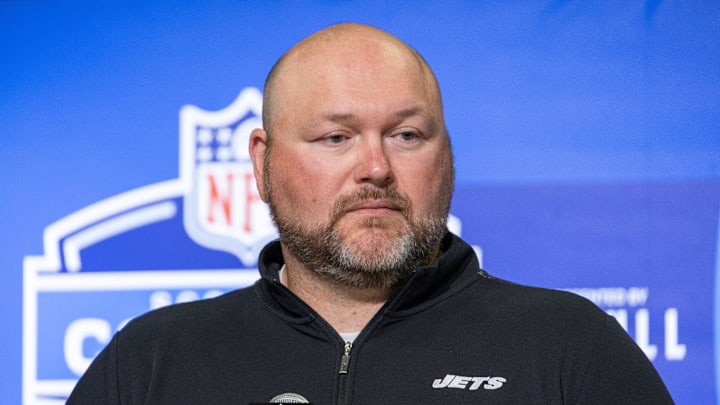 Former New York Jets general manager Joe Douglas. Former New York Jets general manager Joe Douglas.