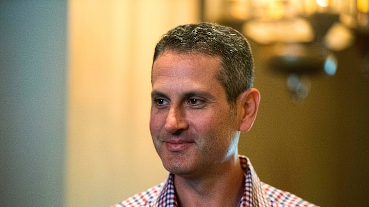 Minnesota Twins general manager Thad Levine during the MLB general managers meeting at the Omni Scottsdale Resort in 2016.