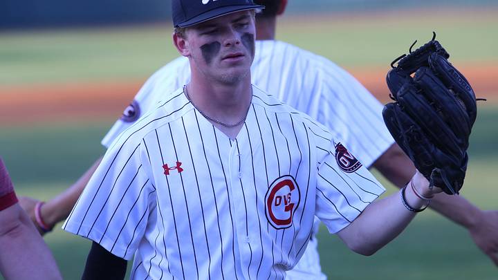 Austin Peay center fielder Garrett Spain comes off the field between innings as the Govs faced Jacksonville State Austin Peay center fielder Garrett Spain comes off the field between innings as the Govs faced Jacksonville State