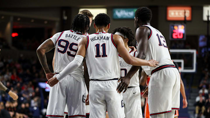 Gonzaga men's basketball team. Gonzaga men's basketball team.