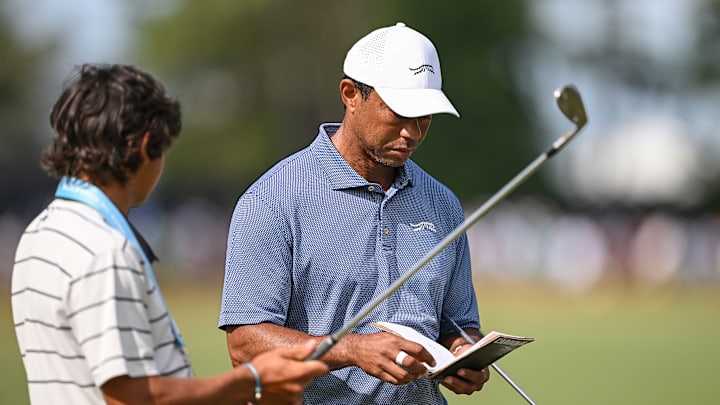 Tiger Woods, Charlie Woods - 2024 US Open - Pinehurst No.2
