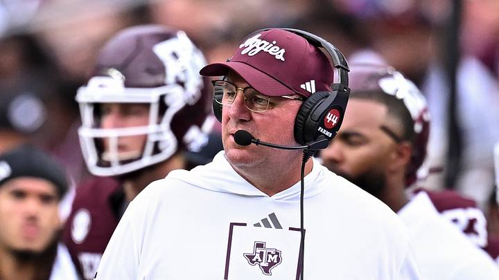 Sep 5, 2026; College Station, Texas, USA; Texas A&M Aggies head coach Mike Elko looks on during the first quarter against the Missouri State Bears at Kyle Field. Mandatory Credit: Maria Lysaker-Imagn Images Sep 5, 2026; College Station, Texas, USA; Texas A&M Aggies head coach Mike Elko looks on during the first quarter against the Missouri State Bears at Kyle Field. Mandatory Credit: Maria Lysaker-Imagn Images