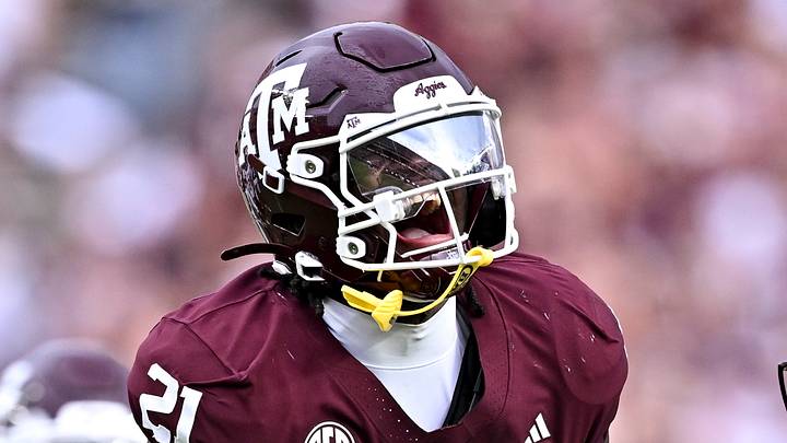 Sep 5, 2026; College Station, Texas, USA; Texas A&M Aggies linebacker Ray Coney (21) reacts during the first quarter against the Missouri State Bears at Kyle Field. Mandatory Credit: Maria Lysaker-Imagn Images Sep 5, 2026; College Station, Texas, USA; Texas A&M Aggies linebacker Ray Coney (21) reacts during the first quarter against the Missouri State Bears at Kyle Field. Mandatory Credit: Maria Lysaker-Imagn Images