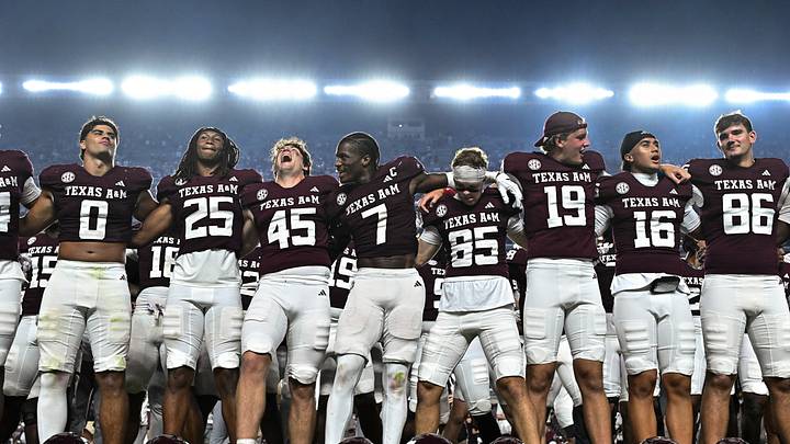 Sep 5, 2026; College Station, Texas, USA; Texas A&M Aggies celebrate the win over Missouri State Bears at Kyle Field. Mandatory Credit: Maria Lysaker-Imagn Images Sep 5, 2026; College Station, Texas, USA; Texas A&M Aggies celebrate the win over Missouri State Bears at Kyle Field. Mandatory Credit: Maria Lysaker-Imagn Images