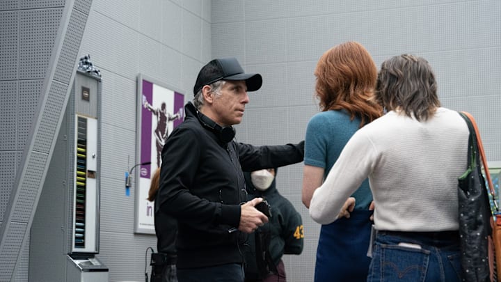 Ben Stiller on the set of Severance - Apple TV+