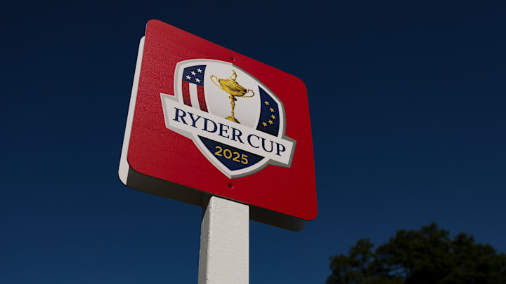 2025 Ryder Cup sign at Bethpage Black