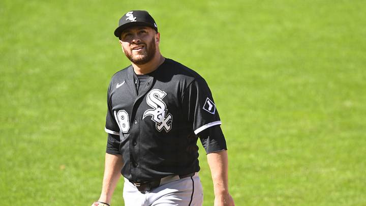 Oct 3, 2026; Cleveland, Ohio, USA; Chicago White Sox pitcher Anthony Kay (18) looks on after the fifth inning against the Cleveland Guardians in game one of the ALDS for the 2026 MLB Playoffs at Progressive Field. Mandatory Credit: David Richard-Imagn Images Oct 3, 2026; Cleveland, Ohio, USA; Chicago White Sox pitcher Anthony Kay (18) looks on after the fifth inning against the Cleveland Guardians in game one of the ALDS for the 2026 MLB Playoffs at Progressive Field. Mandatory Credit: David Richard-Imagn Images