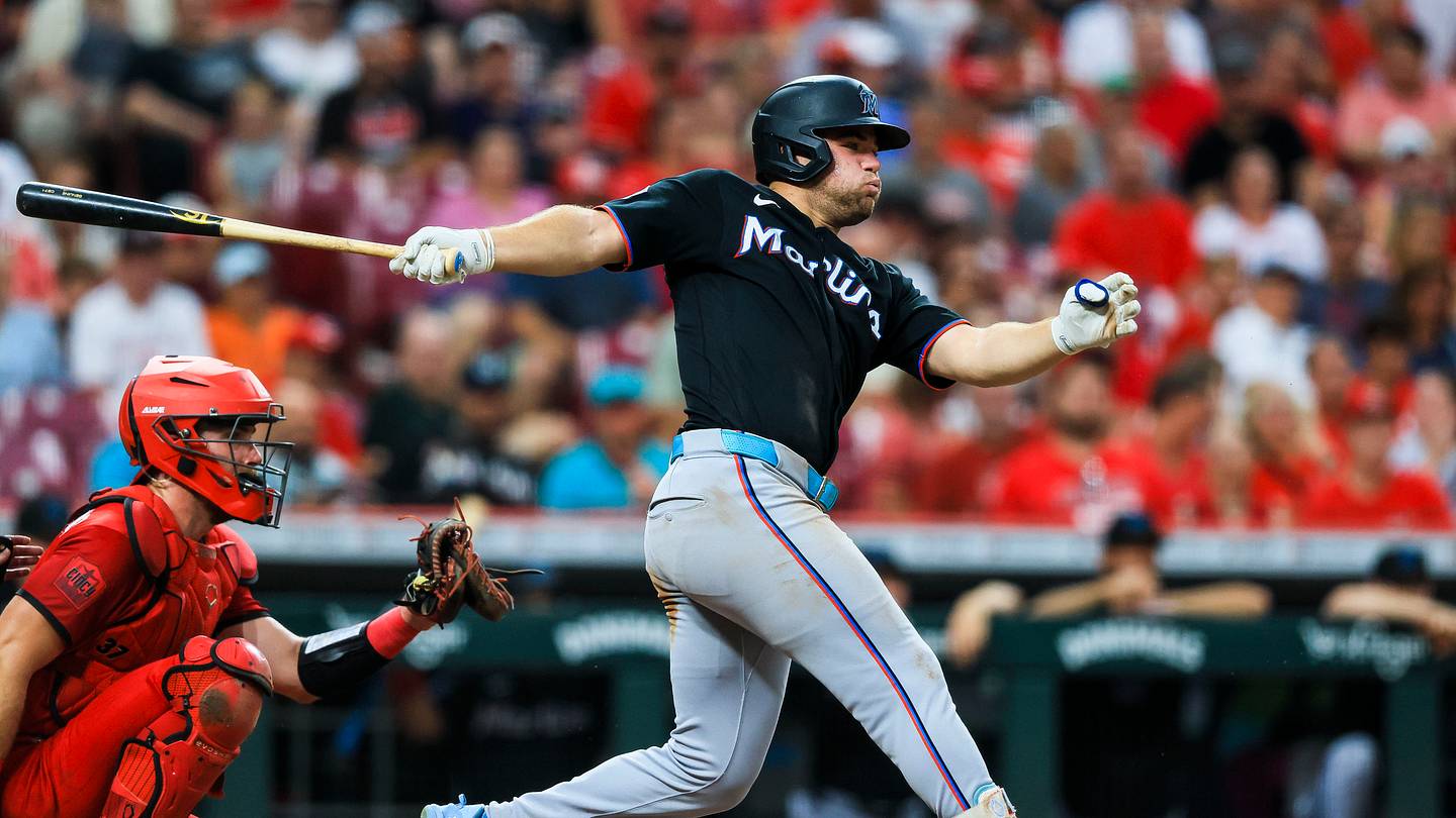 Marlins Take Down Reds Behind Jakob Marsee's Perfect Night at Plate