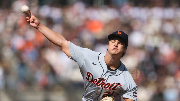 Aug 8, 2026; San Francisco, California, USA; Detroit Tigers pitcher Jackson Jobe (21) pitches during the first inning against the San Francisco Giants at Oracle Park. Mandatory Credit: Scott Marshall-Imagn Images Aug 8, 2026; San Francisco, California, USA; Detroit Tigers pitcher Jackson Jobe (21) pitches during the first inning against the San Francisco Giants at Oracle Park. Mandatory Credit: Scott Marshall-Imagn Images