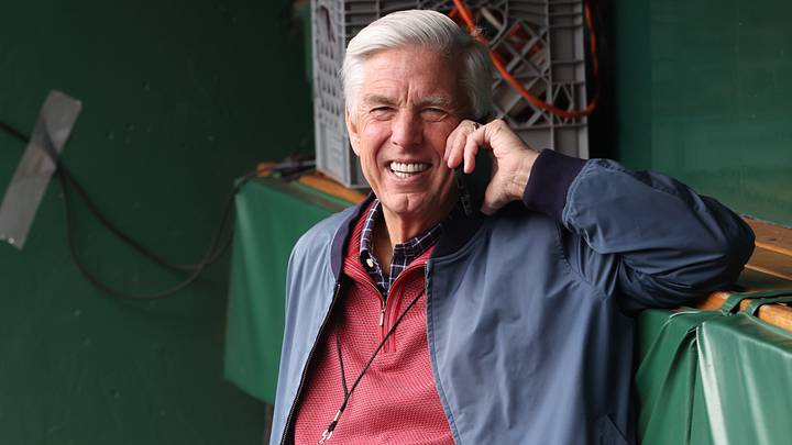 May 16, 2026; Pittsburgh, Pennsylvania, USA; Philadelphia Phillies President of Baseball Operations Dave Dombrowski in the dugout before the Pittsburgh Pirates host the Phillies at PNC Park. Mandatory Credit: Charles LeClaire-Imagn Images May 16, 2026; Pittsburgh, Pennsylvania, USA; Philadelphia Phillies President of Baseball Operations Dave Dombrowski in the dugout before the Pittsburgh Pirates host the Phillies at PNC Park. Mandatory Credit: Charles LeClaire-Imagn Images