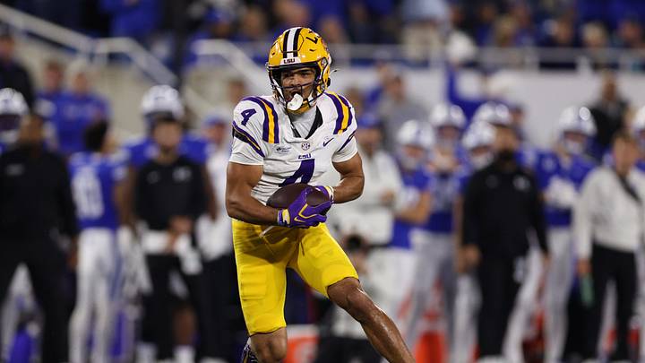 LSU Tigers wide receiver Jackson Harris. Mandatory Credit: Jordan Prather-Imagn Images LSU Tigers wide receiver Jackson Harris. Mandatory Credit: Jordan Prather-Imagn Images