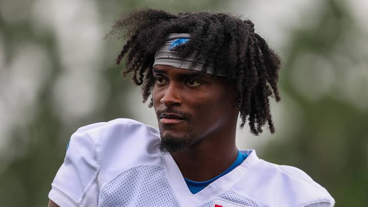 Aug 2, 2026; Allen Park, MI, USA; Detroit Lions cornerback Ennis Rakestraw Jr. (2) looks on during Detroit Lions training campat Meijer Performance Center. Mandatory Credit: Paul Barnick-Imagn Images