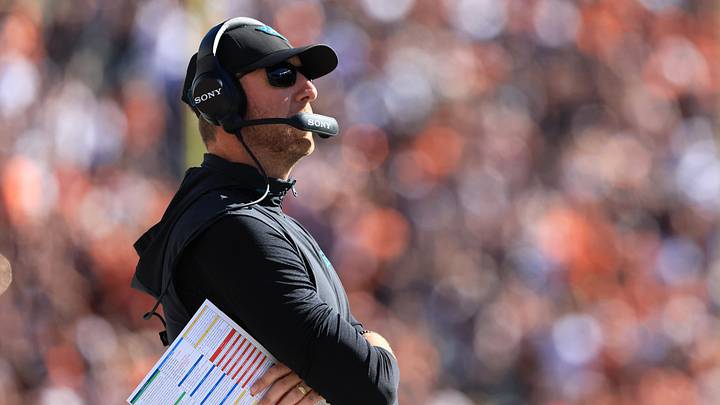 Oct 4, 2026; Cincinnati, Ohio, USA; Jacksonville Jaguars head coach Liam Coen stands on the field during the second half against the Cincinnati Bengals at Paycor Stadium. Mandatory Credit: Katie Stratman-Imagn Images Oct 4, 2026; Cincinnati, Ohio, USA; Jacksonville Jaguars head coach Liam Coen stands on the field during the second half against the Cincinnati Bengals at Paycor Stadium. Mandatory Credit: Katie Stratman-Imagn Images