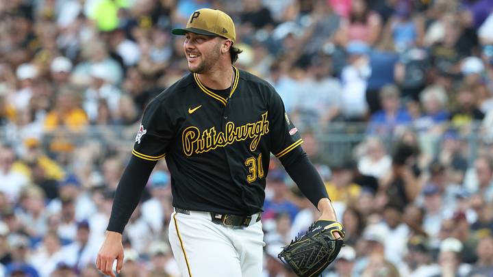 Jul 25, 2026; Pittsburgh, Pennsylvania, USA; Pittsburgh Pirates starting pitcher Paul Skenes (30) Jul 25, 2026; Pittsburgh, Pennsylvania, USA; Pittsburgh Pirates starting pitcher Paul Skenes (30)