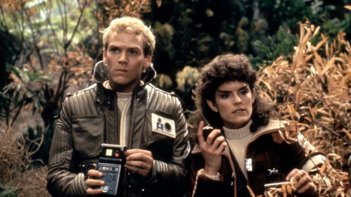 On the set of Star Trek III: The Search for Spock