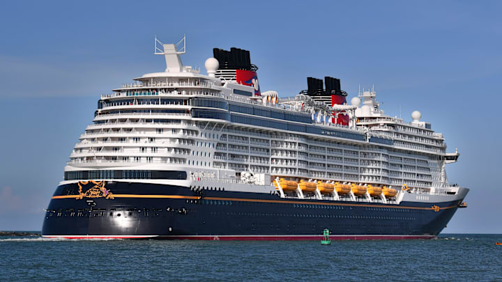 The Disney Wish sailed out of Port Canaveral late Monday afternoon. Three other cruise ships sailed