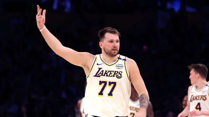 Los Angeles Lakers guard Luka Doncic.