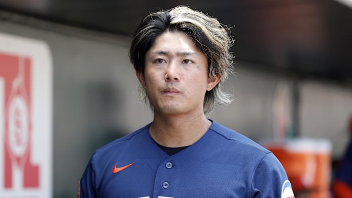 Houston Astros pitcher Tatsuya Imai. Houston Astros pitcher Tatsuya Imai.