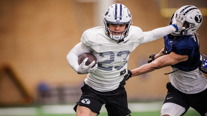 BYU running back Pokaiaua Haunga
