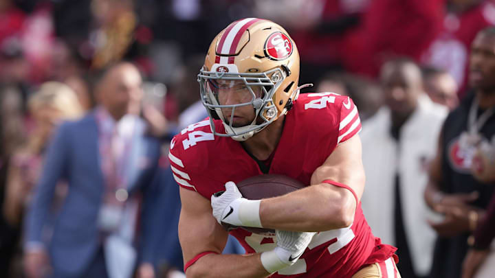 San Francisco 49ers fullback Kyle Juszczyk could be a deep sleeper DFS option for Super Bowl LVIII. 