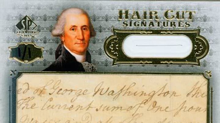 2008 George Washington Hair Cut Signatures