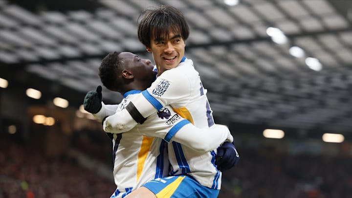 Yankuba Minteh and Kaoru Mitoma both helped Brighton & Hove beat Manchester United.