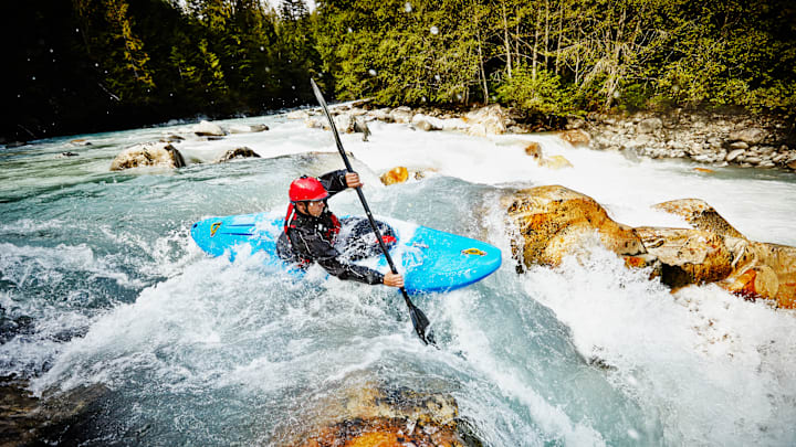Kayaking is pretty popular in the U.S.