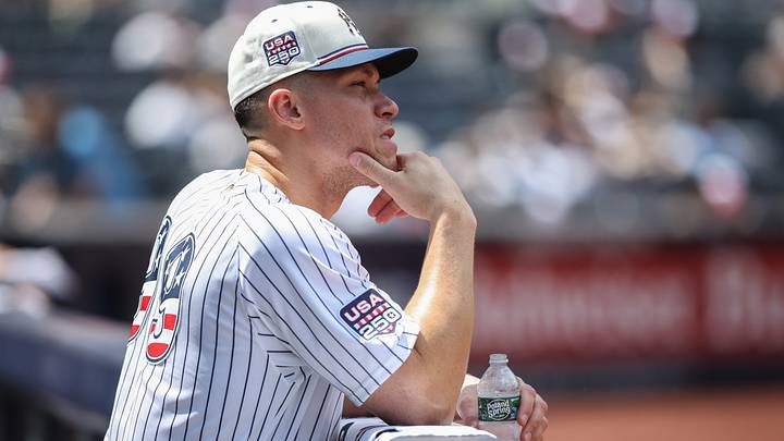 Yankees star Aaron Judge has been sidelined since May 31 due to a fractured first right rib. Yankees star Aaron Judge has been sidelined since May 31 due to a fractured first right rib.