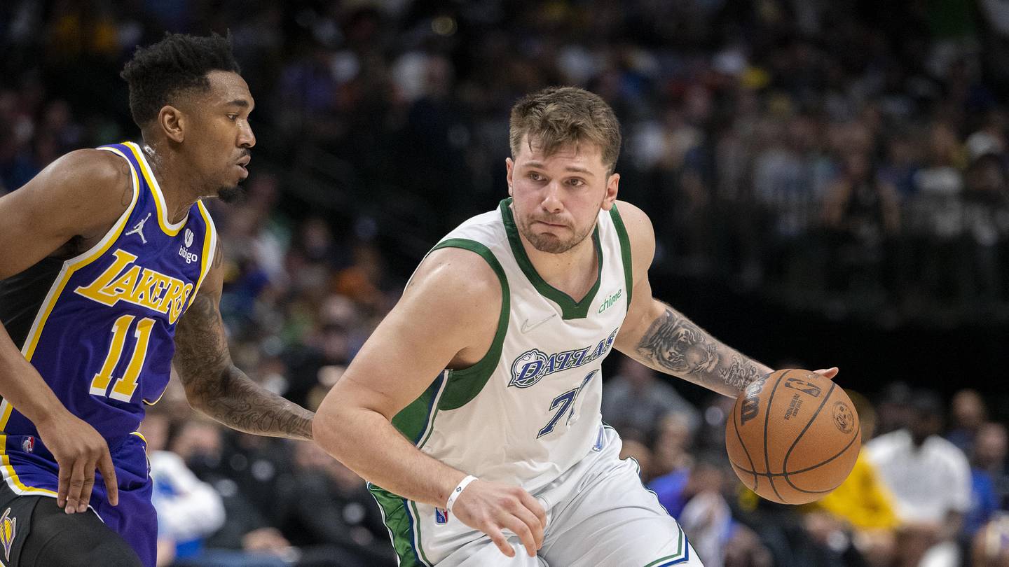 Dallas Mavericks dominate Lakers as Luka Doncic makes history with ...