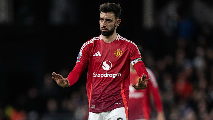 Com nove gols, Bruno Fernandes é um dos artilheiros do United nesta temporada Com nove gols, Bruno Fernandes é um dos artilheiros do United nesta temporada