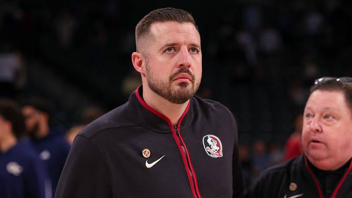 Feb 28, 2026; Atlanta, Georgia, USA; Florida State Seminoles head coach Luke Loucks walks off the court after a victory over the Georgia Tech Yellow Jackets at McCamish Pavilion. Mandatory Credit: Brett Davis-Imagn Images Feb 28, 2026; Atlanta, Georgia, USA; Florida State Seminoles head coach Luke Loucks walks off the court after a victory over the Georgia Tech Yellow Jackets at McCamish Pavilion. Mandatory Credit: Brett Davis-Imagn Images