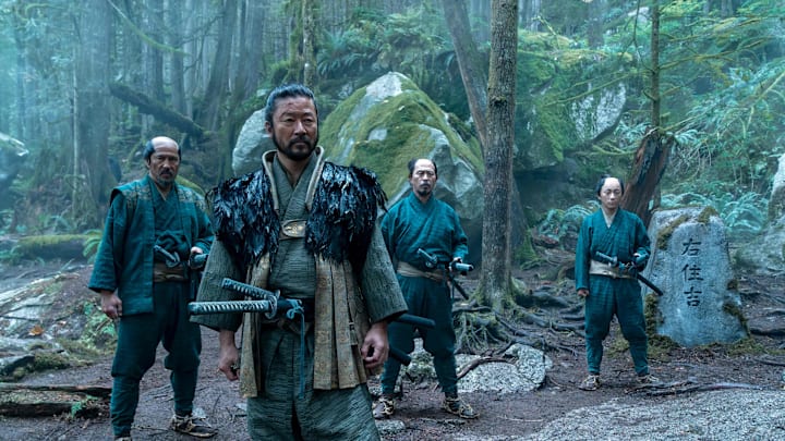 “SHOGUN” -- "Servants of Two Masters" -- Episode 2 (Airs February 27) Pictured (C): Tadanobu Asano as Kashigi Yabushige. CR: Katie Yu/FX