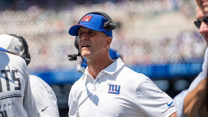 New York Giants head coach John Harbaugh New York Giants head coach John Harbaugh