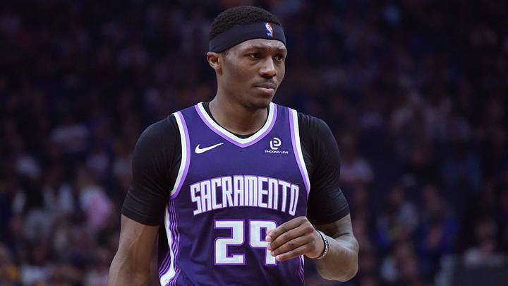 Apr 7, 2026; San Francisco, California, USA; Sacramento Kings guard-forward Daeqwon Plowden (29) waits for play to resume against the Golden State Warriors in the second quarter at Chase Center. Apr 7, 2026; San Francisco, California, USA; Sacramento Kings guard-forward Daeqwon Plowden (29) waits for play to resume against the Golden State Warriors in the second quarter at Chase Center.