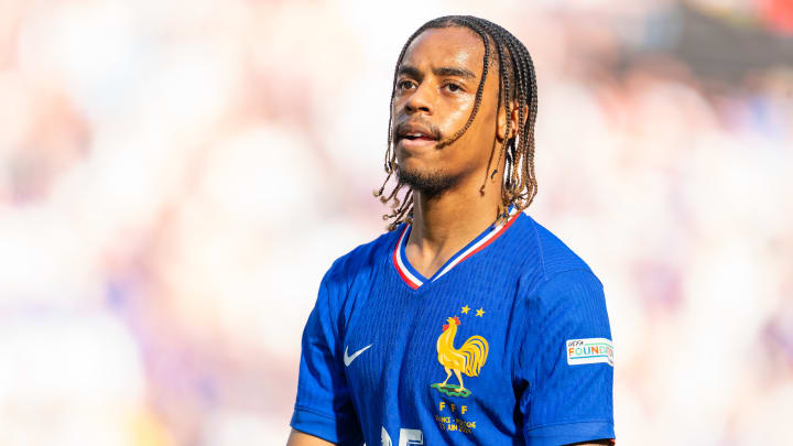 Bradley Barcola, pour sa troisième sélection face à la Pologne 