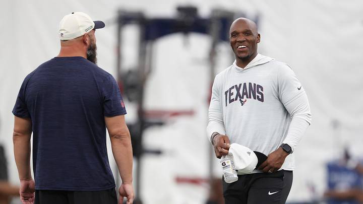 Jul 31, 2026; Houston, TX, USA; Houston Texans head coach DeMeco Ryans during training camp at Houston Methodist Training Center. Mandatory Credit: Troy Taormina-Imagn Images Jul 31, 2026; Houston, TX, USA; Houston Texans head coach DeMeco Ryans during training camp at Houston Methodist Training Center. Mandatory Credit: Troy Taormina-Imagn Images