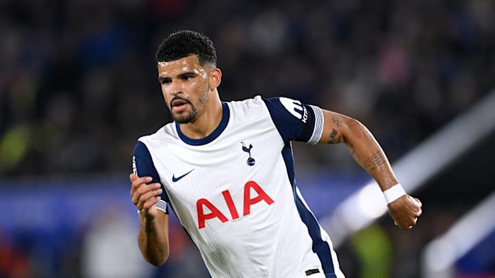 Solanke in action at Leicester City