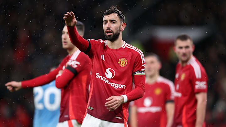 Fernandes did not finish the game at Old Trafford