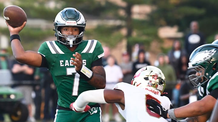 Winslow's returning All-State QB Jalen Parker, seen in action on September 12, 2025 vs. Bergen Catholic, is the highest profile player who competes for the highest-returning ranked team taking part in this year's annual Battle at the Beach Classic. 