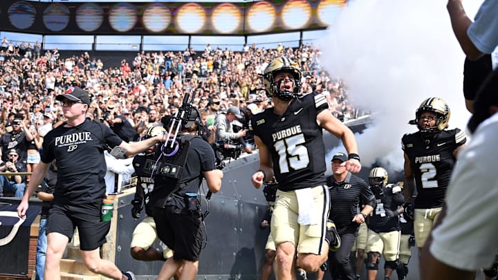 Purdue Boilermakers quarterback Ryan Browne