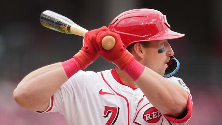 Cincinnati Reds infielder Spencer Steer