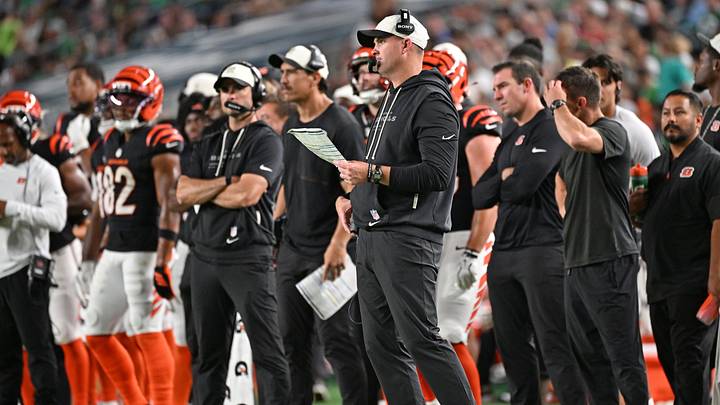Aug 28, 2026; Philadelphia, Pennsylvania, USA; Cincinnati Bengals head coach Zac Taylor on the sidelines against the Philadelphia Eagles during the first half at Lincoln Financial Field. Mandatory Credit: Eric Hartline-Imagn Images Aug 28, 2026; Philadelphia, Pennsylvania, USA; Cincinnati Bengals head coach Zac Taylor on the sidelines against the Philadelphia Eagles during the first half at Lincoln Financial Field. Mandatory Credit: Eric Hartline-Imagn Images