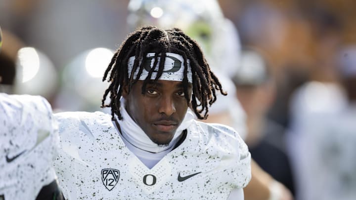 Nov 18, 2023; Tempe, Arizona, USA; Oregon Ducks defensive back Jahlil Florence (6) against the Arizona State Sun Devils at Mountain America Stadium. 