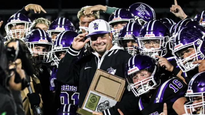 Box Elder celebrates winning its first outright regional title in over two decades. Box Elder celebrates winning its first outright regional title in over two decades.