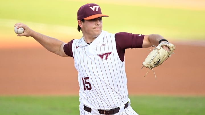 Atlanta Braves right Drue Hackenberg comes in at 9 on this 2024 top-ten prospects list.