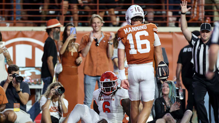 Antavious Fish, Arch Manning, Sam Houston v Texas
