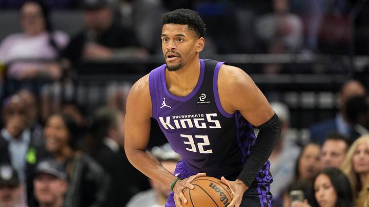 Apr 3, 2026; Sacramento, California, USA; Sacramento Kings center Dylan Cardwell (32) during the second quarter against the New Orleans Pelicans at Golden 1 Center. Mandatory Credit: Darren Yamashita-Imagn Images Apr 3, 2026; Sacramento, California, USA; Sacramento Kings center Dylan Cardwell (32) during the second quarter against the New Orleans Pelicans at Golden 1 Center. Mandatory Credit: Darren Yamashita-Imagn Images