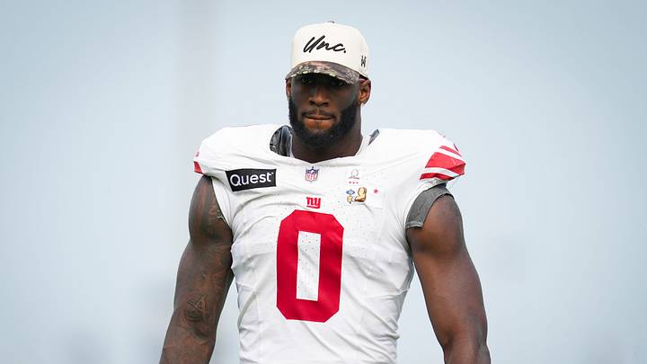 New York Giants linebacker Brian Burns is on this week's injury report. New York Giants linebacker Brian Burns is on this week's injury report.