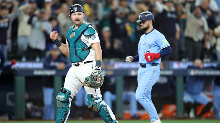 American League Championship Series - Toronto Blue Jay v Seattle Mariners - Game Five American League Championship Series - Toronto Blue Jay v Seattle Mariners - Game Five