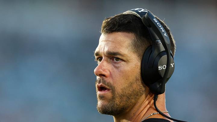 Aug 21, 2026; Jacksonville, Florida, USA; Carolina Panthers head coach Dave Canales looks on against the Jacksonville Jaguars in the first quarter during a preseason game at EverBank Stadium. Mandatory Credit: Nathan Ray Seebeck-Imagn Images Aug 21, 2026; Jacksonville, Florida, USA; Carolina Panthers head coach Dave Canales looks on against the Jacksonville Jaguars in the first quarter during a preseason game at EverBank Stadium. Mandatory Credit: Nathan Ray Seebeck-Imagn Images